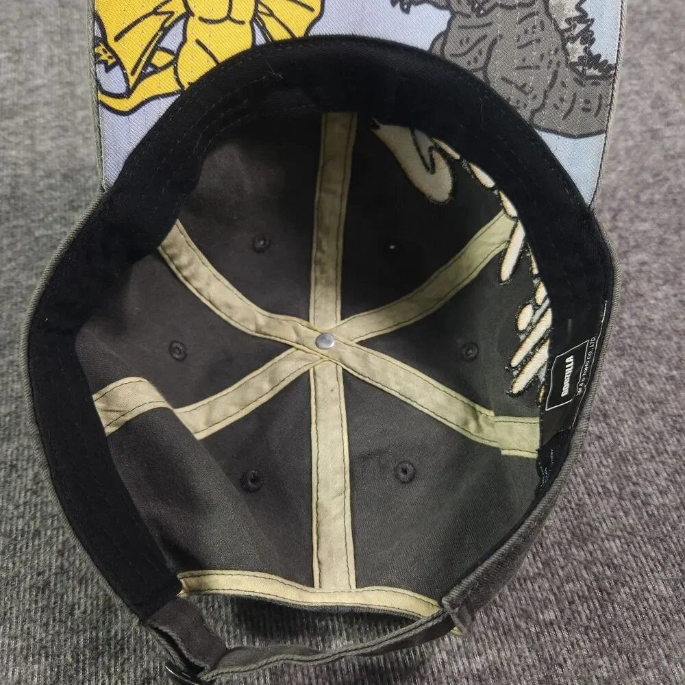 Godzilla Vs King Ghidorah Strapback Baseball Hat Cap Toho And Co. Vintage Fade